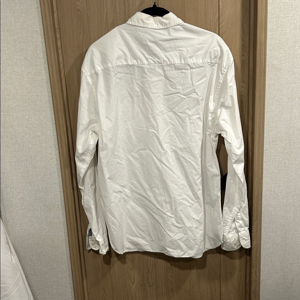 Magellan Outdoors Men's Cream Button Down Shirt - Picture 3 of 3